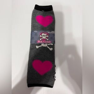 New pink cookie arm warmers one size - from
spirit Halloween .